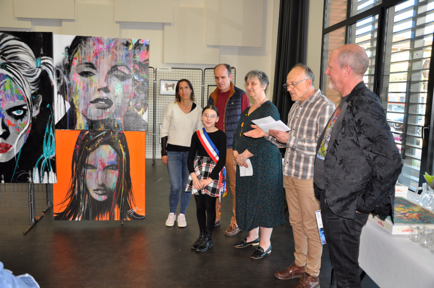 Remise des prix avec Marc Beugnies, chargé de la culture. Image