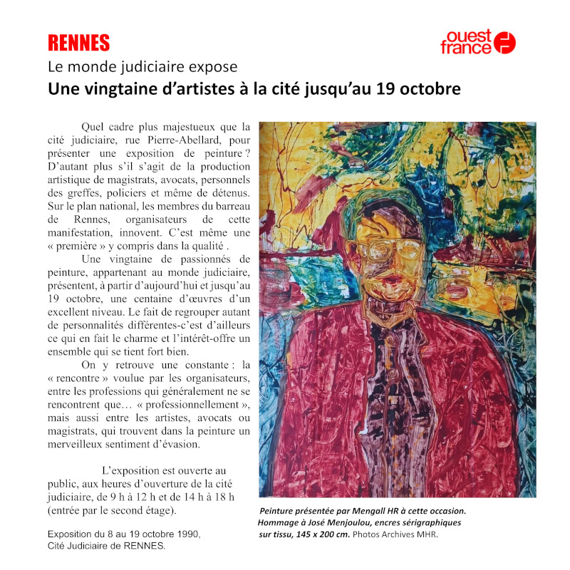 Le monde judiciaire expose