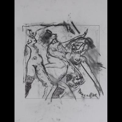 La brune, la blonde, la rousse, (étude5)