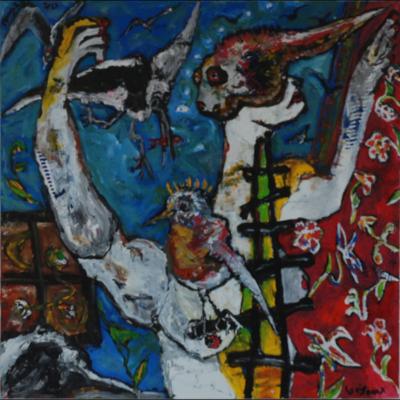 La tête dans le ciel, (partie basse)